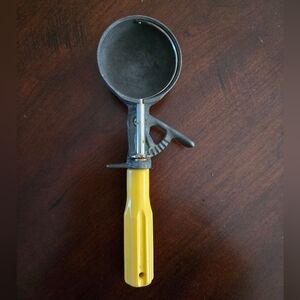Vintage Yellow Handle Ice Cream Scoop